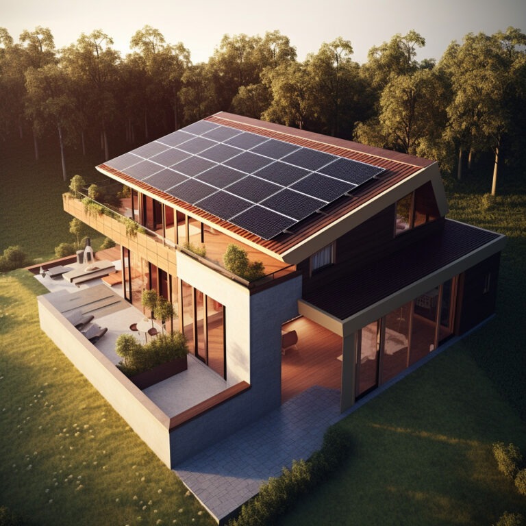 Toktak.. house with solar panels on the roof. sustainable and c 2a9ddfa6 6f69 4d82 81d2 1e1dba435580