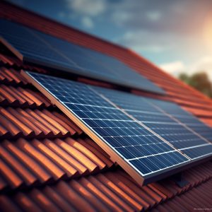 Levent_close_up_of_solar_panels_on_a_roof_realistic_b1445c20-0c65-44d9-8a65-6800607bc9d3